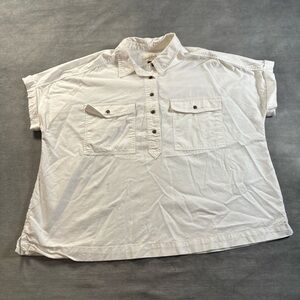 Universal Thread Women’s XL Casual White Button-Up Shirt